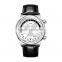 Stainless Steel 45mm Genuine Leather Strap Big Face tw Steel Black Watch