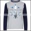 Custom 100% Cotton Fashion Long Sleeve T Shirt Silk Screen Printing Wholesale 2015