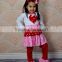 new design fashion flutter dress top ruffle pant fall girls boutique outfits