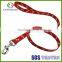 China custom wholesale dog accessories of print logo nylon material dog training leash