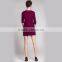 Latest Purple Casual Vintage Styhlish Clothing One Piece Dress