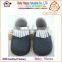 New Design Toddler Footwear Upper Denim Casual Moccasins Baby Nates Shoes