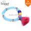 japanese jewelry designers charm plastic bead bracelet Body jewelry Valentine's Day gift