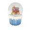 xmas house snow globe ornament for kids