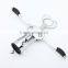 hot sale personalized antique electric mirror wine opener set with stopper
