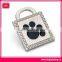 custom fashion novelty rhinestone name badges metal die cut