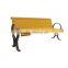 Powder coated steel garden bench metal outdoor bench seat