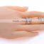 New Fashion Jewelry Hot Sale Silver Plated Chain Two Finger Rings