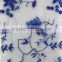 high quality Ivory tulle beaded lace fabric wholesale /hand beaded embroidery lace for evening dress