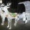 Large christmas light with santa and reindeer smart outdoor christmas reindeer lights