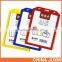 Colorful Card Holder With PVC Sheet and Colorful ABS Frame