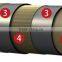Stainless steel wire braid concrete pump rubber hose