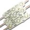 12V 3 chips 5050 waterproof IP65 injection led module with different color