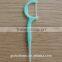 Orthodontic UHMWPE Dual End Flosser Two-String Floss Pick