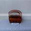 Handicraft wicker plastic gift basket beach baskets