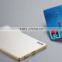 1800 mah credit card power bank with indicator light