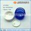 1/4 oz Cobalt Blue Cosmetic Plastic Jar With Lid