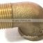 new products from Taiwan brass pipe fitting male/female elbow