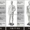 Standing Glossy White Plus Size Female Mannequin For Display