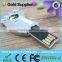 Multifunctional round metal material bigfoot usb flash drive with low price