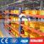 Custom Size Pallet Flow Plant Rack Sliding Metal Shelf With 4 Rolls