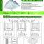 110W DLC approval LED Canopy Light 400W Metal halide lamp replacement