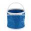 Canvas Folding Bucket Outdoor Portable Fishing Bucket Fishing Tackle