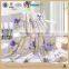 Manufactory Walmart China Home Textile Stock Flower Pattern Printed Fleece Blanket