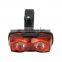 NEW Two EYES Bright Real Tail LED Bike Light