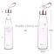 BPA Free Hot Sale White Glass Water Bottle Hot Water Bottle for Girls Voss Water Glass Bottle Wholesale