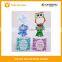 Promotional paper cube shape small size pocket notepad with pen hole
