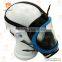 Light weight Full face gas fireproof mask- Blue single cartridge for security
