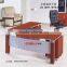 Latest design wood panel furniture manager table fron desk side cabinet