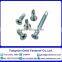 Self-drilling and tapping screws with collar ,Hexagon flange head , HDG /Galvanized with black /yellow zinc plated/blue white