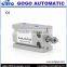 Execution element Pneumatic Double rod cylinder acting actuator