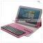 Dropship Tablet pu Cases with Wireless Leather Bluetooth Keyboard for 9 - 10 inch universal