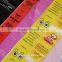 Satin main printing care labels,satin printing tags roll for garment