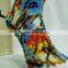 Fluffy Socks Print Arts Circle Print Fluffy Socks Home Wear