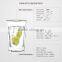 china supplier hot sell borosil double wall wine glassware for 85ml