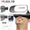 3D vr case 2016 New premium vr case for 3d movies / vr headset With Remote Bluetooth Control / vr box OEM