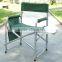 Outsunny Folding Portable Camping Directors Chair w/ Side Table - Green