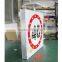 WDM manufacturer road safety solar panel traffic warning sign LED flashing speed limit