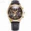 KS Leather Mens Automatic Mechanical Steel Case Fashion Men Watch