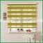 white color zebra blinds/double layer roller blind/day and night blind