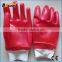 BSSAFETY Red PVC coated oil resistant hand gloves manufacturers in China