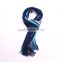 Stripe Knit Scarf With Tassels For Men
