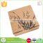 Hot sale recyclable kraft paper gift packing handkerchief with lid