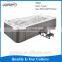 Hot selling fiberglass swimming pool for family garden use balboa swim spa