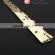 manufacturer 32mm open width brass plated golden continuous piano hinge