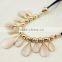 Bohemian style crystal opal necklace for mother